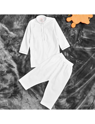 Hot Selling Hud Hud Kid's Classic Stitched Suit Kurta With Trouser Available for Immediate Shipping