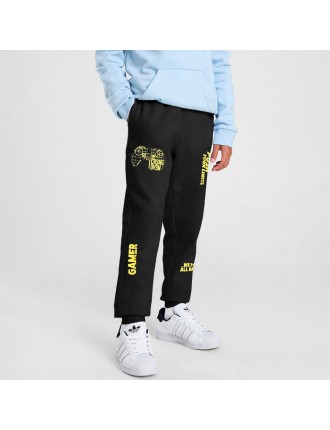 Hot Selling Chapter Young Boy's Push Your Limits Printed Fleece Jogger Pants New Collection