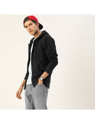 Hot Selling Cut Label Men's Fleece Zipper Hoodie New Stock