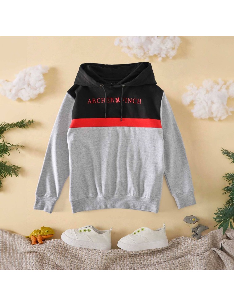 Hot Selling Archer & Finch Boy's Contrast Design Pullover Hoodie Just Launched