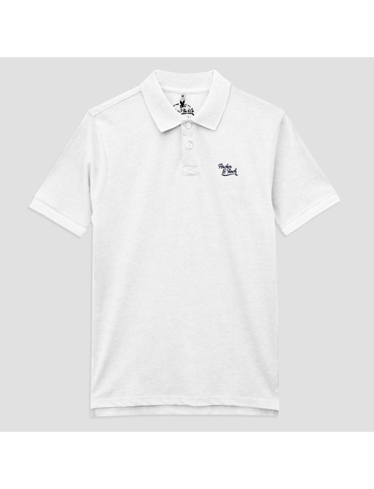 Hot Selling Archer & Finch Men's Logo Embroidered Tipping Polo Shirt Just In